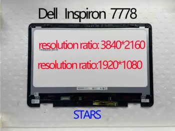 Orijinal Dell Inspiron 17 7778 7779 Laptop İçin 17.3 İnç LCD Ekran Meclisi Dokunmatik Ekran İle Çerçeve FHD UHD Değiştirme