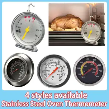 Paslanmaz Çelik fırın termometresi Asmak Standı Dial Pişirme BARBEKÜ Pişirme Et Gıda Sıcaklık Ölçümü mutfak Kaynağı