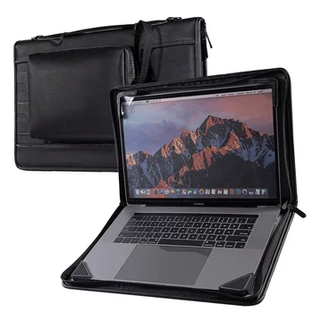 PU Deri Laptop Case Kapak için Lenovo Ideapad S340 / S540 15.6 inç Dizüstü Bilgisayar Kol Çantası
