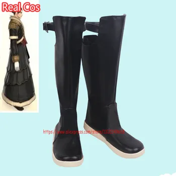 RealCos Final Fantasy Cosplay FF14 Emet Selch Cosplay Ayakkabı Çizme Cadılar Bayramı Cosplay kostüm aksesuarı