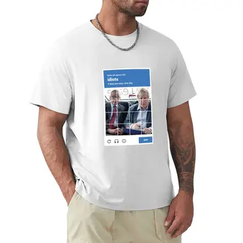 reCAPTCHA-Michael Gove ve Boris Johnson tişört kazak Kısa kollu gömlek grafik tees anime erkek giysileri