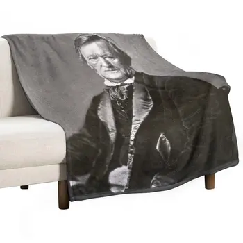 Richard Wagner 1871 Atmak Battaniye Ekstra Büyük Atmak Battaniye atmak battaniye kanepe çarşamba Lüks Battaniye