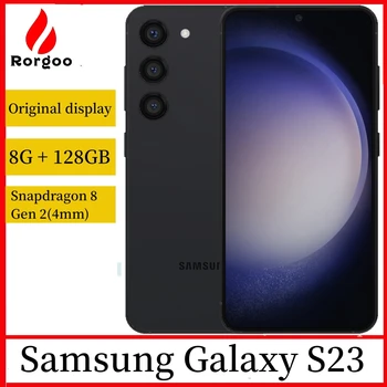 Samsung Galaxy S23 5G S911U1 128/256/512GB Orijinal Cep Telefonu Snapdragon 8 Gen 2 Octa Çekirdek 6.1 