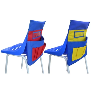 Sandalye Cep Okul Depolama Cep Temizle Etiket Pencere Yuvası Çoklu Cepler