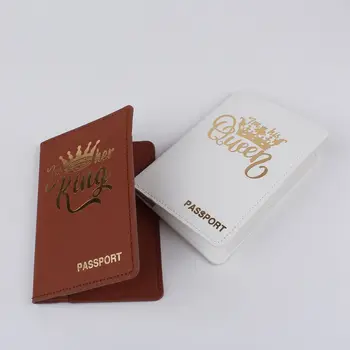 Seyahat İçin çok fonksiyonlu PU Deri Çiftler KİMLİK tutucu KİMLİK Paketi Kart Paketi Pasaport Çantası