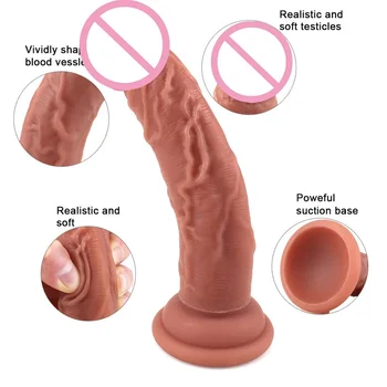Sihirli Sopa Yapay Penis Anal Oyuncaklar Erkekler İçin Vantuz Penis Kupası Kadın Seks Oyuncakları Çift Strapon Gizli Vibratör Kadın Orga Oyuncaklar Eşcinsel