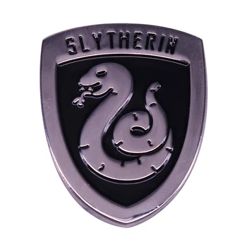 Slytherin rozeti mükemmel sihirbaz gurur takı
