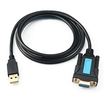 USB RS232 Adaptörü PL2303 Çip ile USB2.0 Erkek RS232 Dişi Kablo OS Linux için//7/8/10, 2M