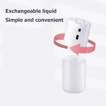 USB Şarj Akıllı Sıvı Sabunluk 400ml Otomatik El temizleyici dispenseri 4 Modları Su Geçirmez Ev Mutfak için