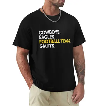 Washington Futbol Takımı Cowboys Eagles Futbol Takımı Giants T-Shirt tees oversizeds büyük boy t shirt erkek