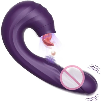 Yalama Vibratör Çırparak Vajina G noktası Masaj Klitoris Meme Anal Stimülatörü Titreşimli Gerçekçi Yapay Penis Kadınlar İçin Seks Oyuncakları