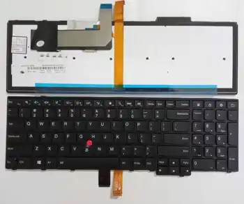 Yeni ABD İngilizce IBM Thinkpad E531 E540 T550 T560 L540 L560 W541 Arkadan Aydınlatmalı Siyah Nokta Sopa İle Dizüstü Laptop Klavye