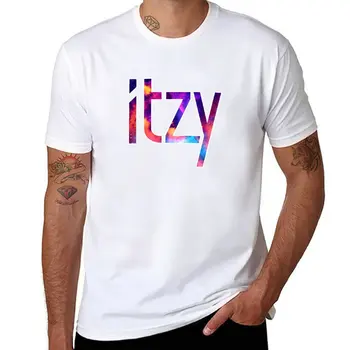 Yeni ITZY Logo Soyut T-Shirt komik t shirt özelleştirilmiş t shirt estetik giysileri üstleri erkek t-shirt
