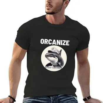 Yeni Orcanize T-Shirt düz tişört çabuk kuruyan t-shirt erkek grafik t-shirt hip hop