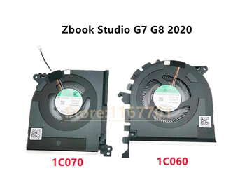 Yeni Orijinal Dizüstü Bilgisayar CPU / GPU Soğutma Fanı Hp Zbook Stüdyo G7 G8 2020 EG50050S1-1C060-S9A EG50050S1-1C070-S9A