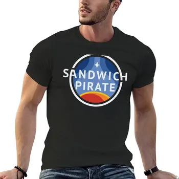 Yeni Sandviç Korsan T-Shirt Büyük Boy t-shirt hayvan baskı gömlek erkekler için artı boyutu üstleri erkek grafik t-shirt paketi