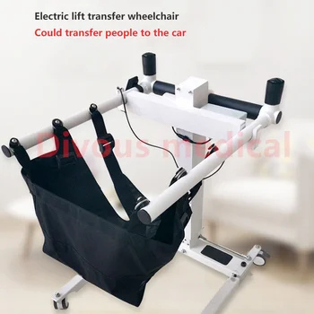Yeni Ürün Evde Bakım Komodin Sandalye tuvalet sandalyesi Hareketli Tekerlekli Sandalye Engelli Elektrikli Hasta Kaldırıcı Transfer Koltuğu