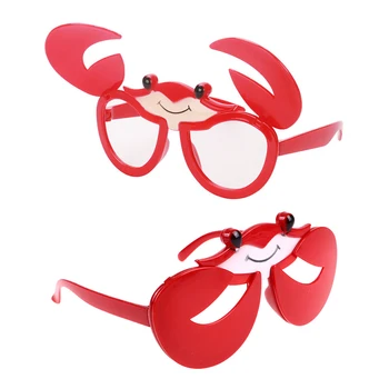 Yenilik Güneş Gözlüğü Doğum Günü Plaj Parti Iyilik Komik Katlanabilir Yengeç Kostüm Gözlük Şenlikli Parti Malzemeleri Dekorasyon Aksesuarları