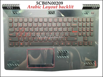 Yüksek kaliteli 5CB0K25552 Lenovo IdeaPad Y720 - 15ISK laptop klavye Palmrest büyük harf meclisi AR Düzeni arkadan aydınlatmalı Test