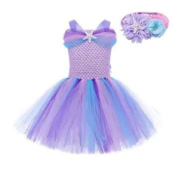 Çocuklar Prenses dans kostümü Prenses Tatil Karnaval Dans Fantezi Kıyafet Tutu Kostüm Cadılar Bayramı Kıyafet Düğün Nedime