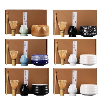 Çırpma Kolay Temiz Töreni matcha çayı Seti Hediye Ev Geleneksel Japon Aksesuarları Hediye Töreni Matcha Seti El Yapımı Japon