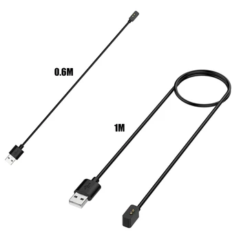 Şarj kablosu Redmi için İzle 3 Lite Hızlı şarj kablosu Manyetik USB Şarj adaptörü Redmi İçin İzle 3 Aktif/Bant 2 60/100cm