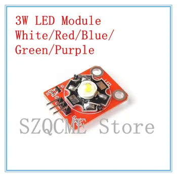 1 ADET 3 W LED modülü Yüksek güç modülü Beyaz kırmızı mavi yeşil mor renk modülü