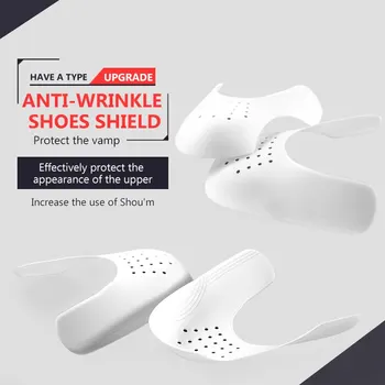 2 Pacs Yeni Ayakkabı Bakımı Sneaker Anti Kırışıklık ayakkabı burnu Koruyucu Sedye Genişletici Şekillendirici Destek Pedi Ayakkabı Aksesuarları