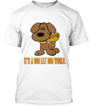 Bu Bir Köpek Yemek Köpek Dünya T-shirt
