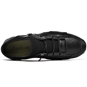 Erkek ayakkabısı Rahat Deri El Yapımı Erkek Sneakers Nefes sürüş ayakkabısı Tasarımcı erkek Loafer'lar Moda Moccasins