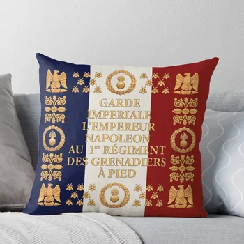 Napolyon Fransız 1er Garde Imperiale bayrağı Atmak Yastık lüks dekor yatak yastıklar