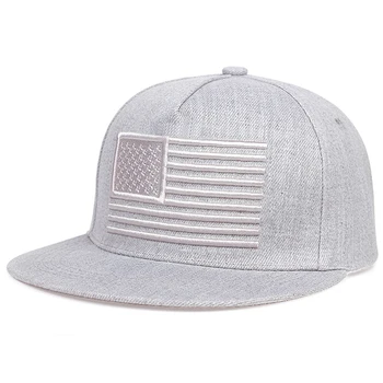 Yeni Amerikan Bayrağı 3D İşlemeli beyzbol şapkası Hip-Hop Gelgit Vahşi Şapka Moda Erkek Kamuflaj Serisi spor şapkaları Snapback Kapaklar