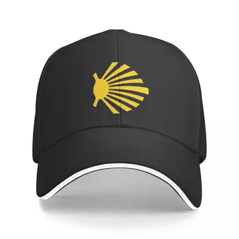 Yeni Camino de Santiago Sembolü Büyük Sarı Tarak Kabuğu beyzbol şapkası Tasarımcı Şapka Beyefendi Şapka Kapaklar Kadın erkek