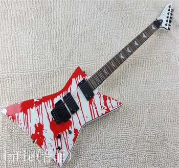 yeni lektrik gitar şekilli aktif EMG manyetikler bir damla kan değiştirilebilir gitar