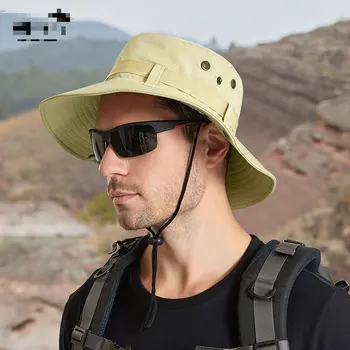 Yeni Su Geçirmez Kova Şapka Erkekler Kadınlar İçin Yaz UV Koruma güneş şapkası Uzun Geniş Ağızlı Boonie Kapaklar Açık Yürüyüş balıkçılık şapkası