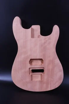 Yinfente Yeni Elektro Gitar Gövdesi katı ahşap Bitmemiş DIY Projesi Yüksek Kaliteli P90 Pickup PRS Tarzı Vücut Luthier Use-S30T
